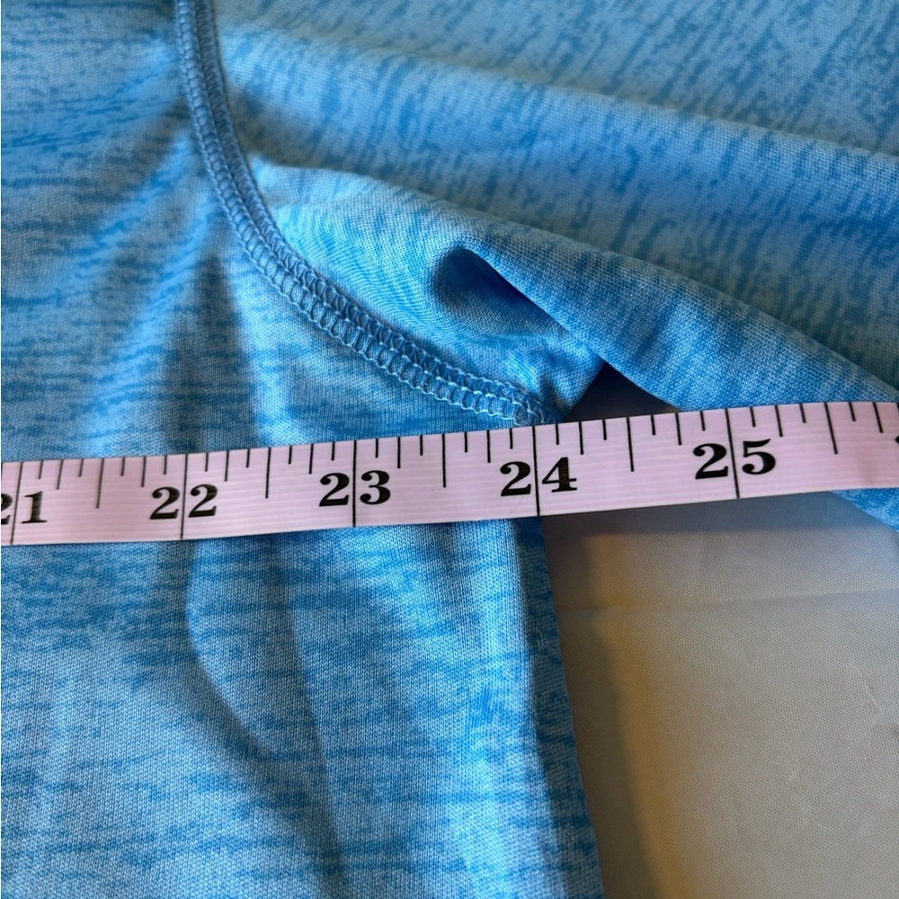 Light Blue Quarter-Zip Performance Pullover - Picture 8 of 9